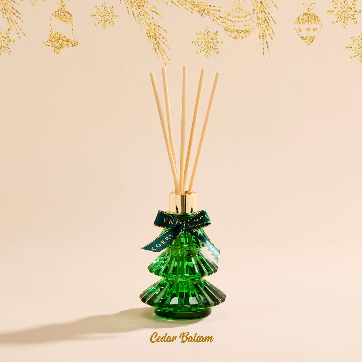 COCORRÍNA Christmas Tree Reed Diffuser Set