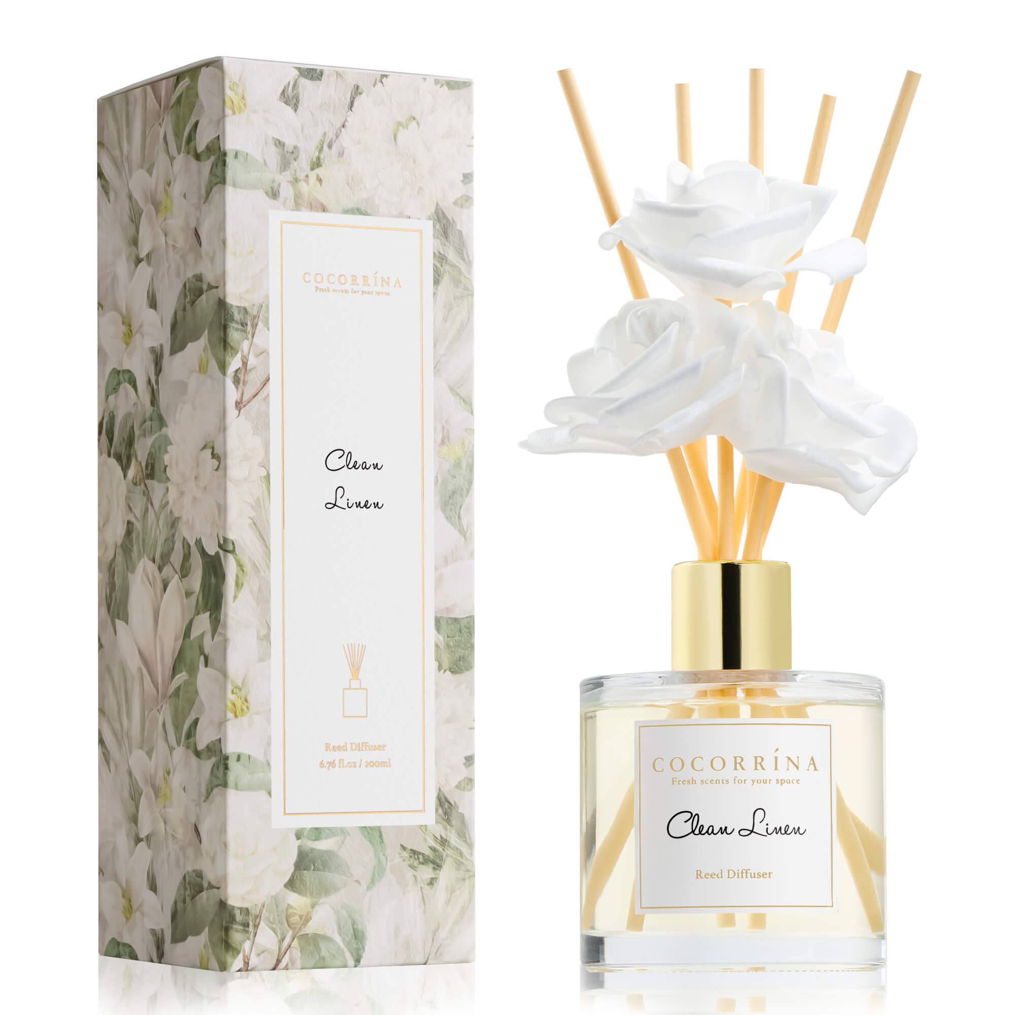 Juego de difusores de varillas de flor de cerezo COCORRÍNA