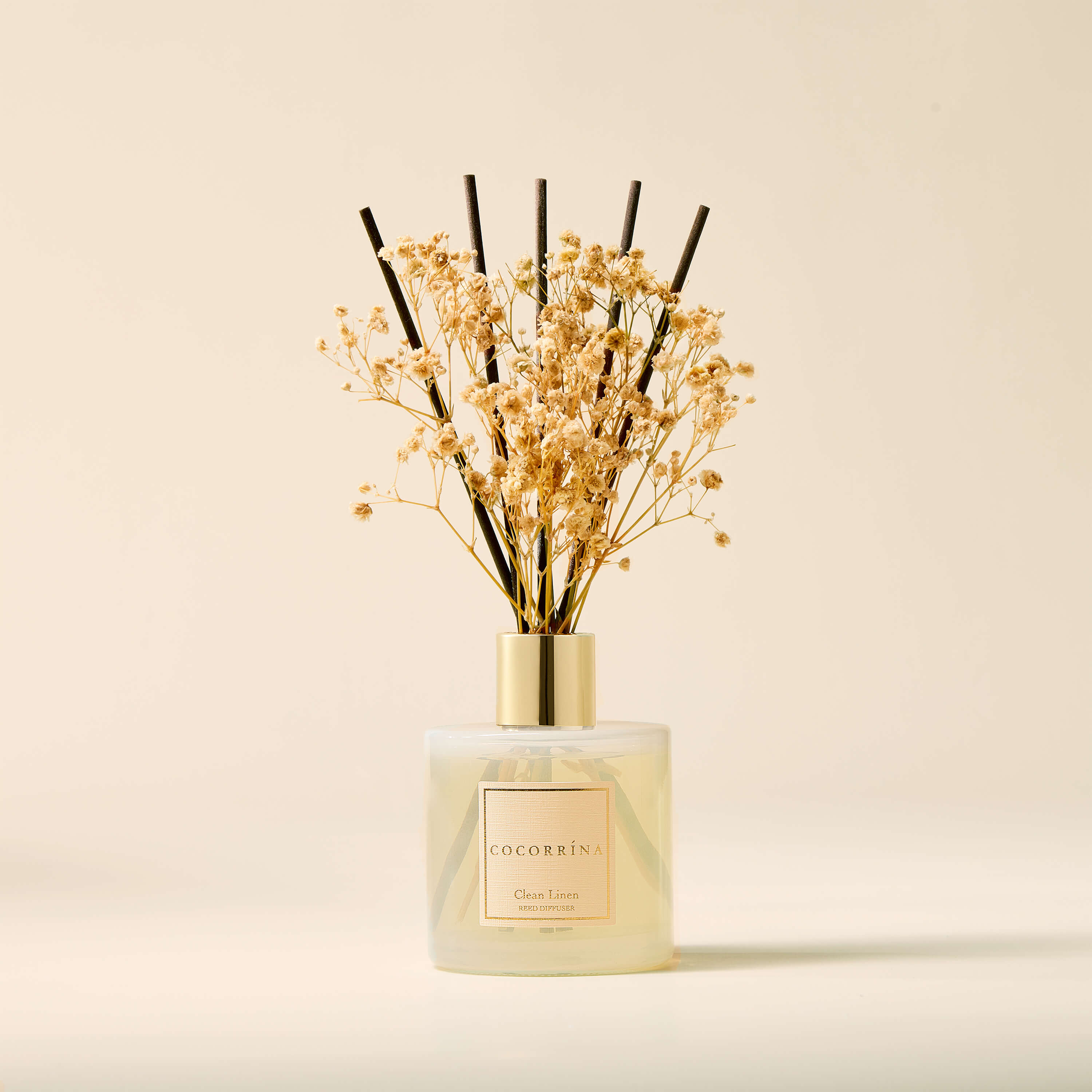 COCORRÍNA Clean Linen Reed Diffuser Set