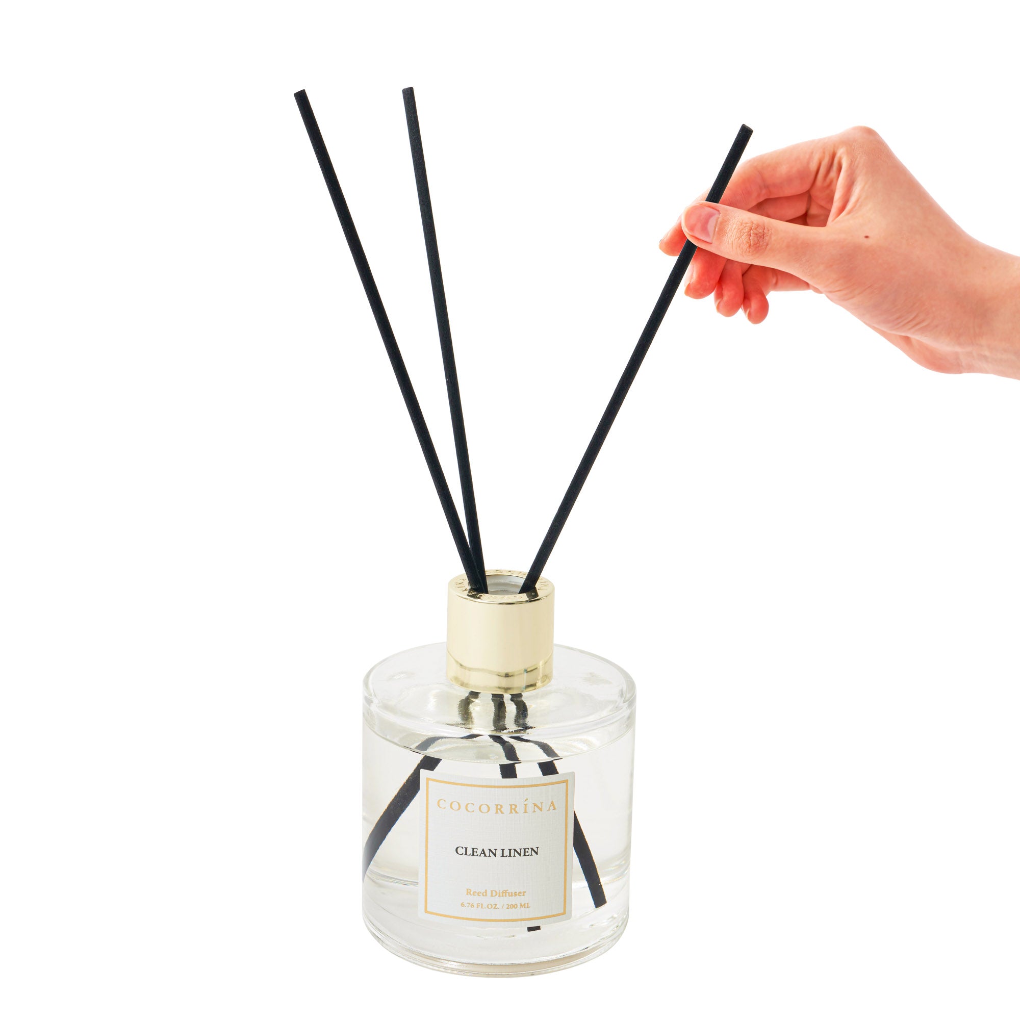 COCORRÍNA Clean Linen Flower Reed Diffuser
