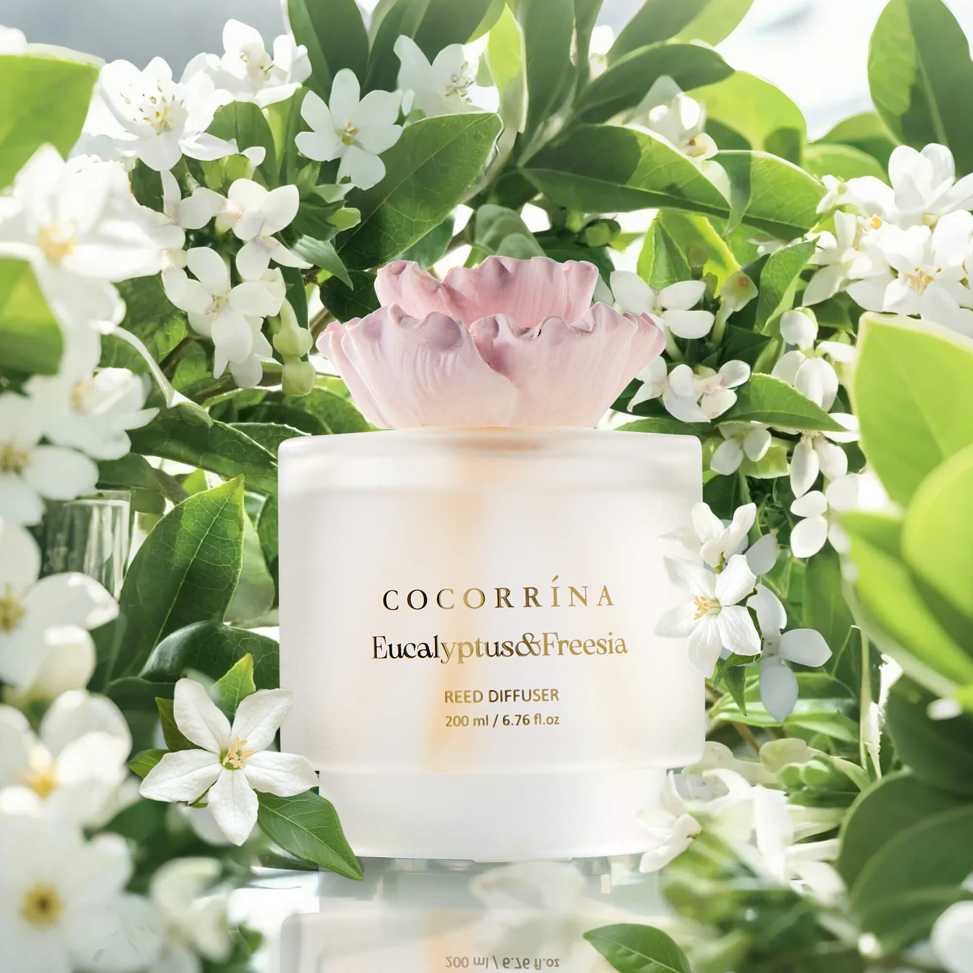 COCORRÍNA Gypsum Flower Eucalyptus & Freesia Reed Diffuser