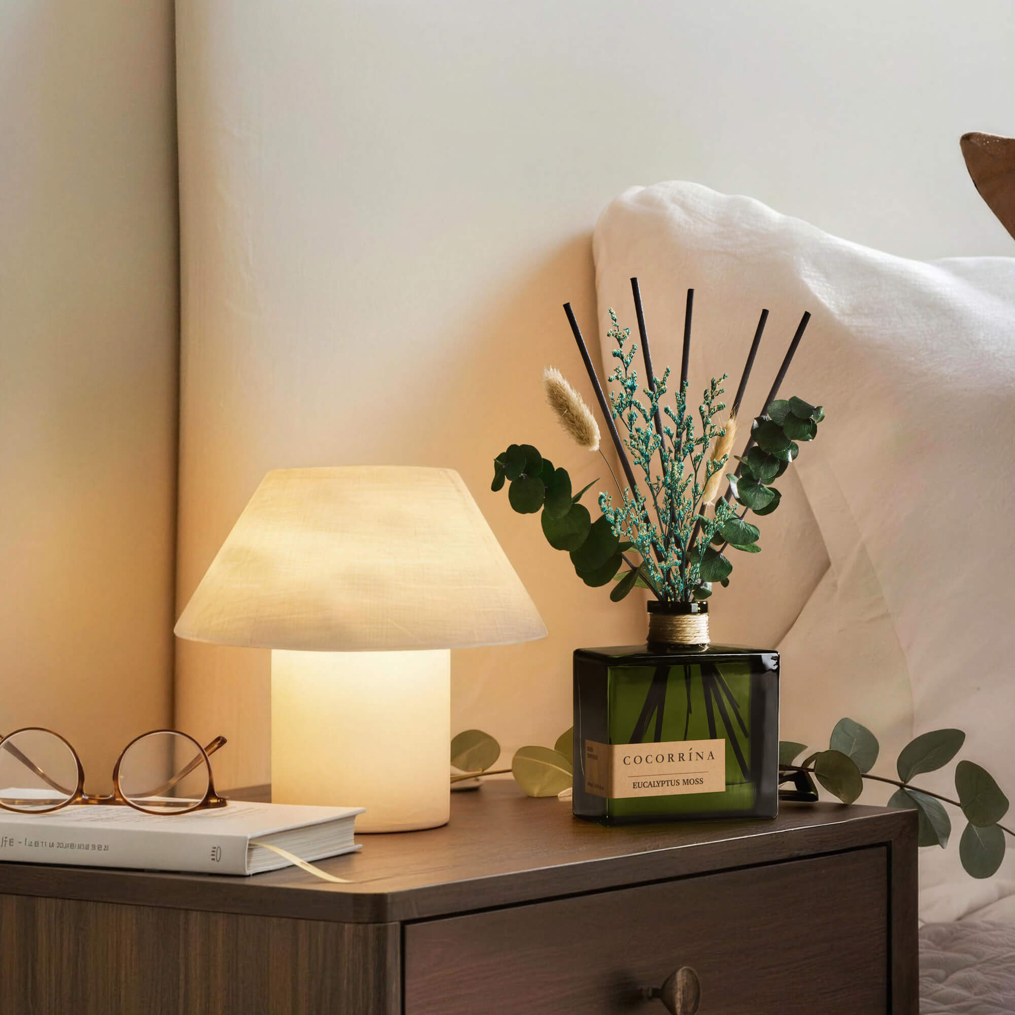 COCORRÍNA Eucalyptus Moss Reed Diffuser Set