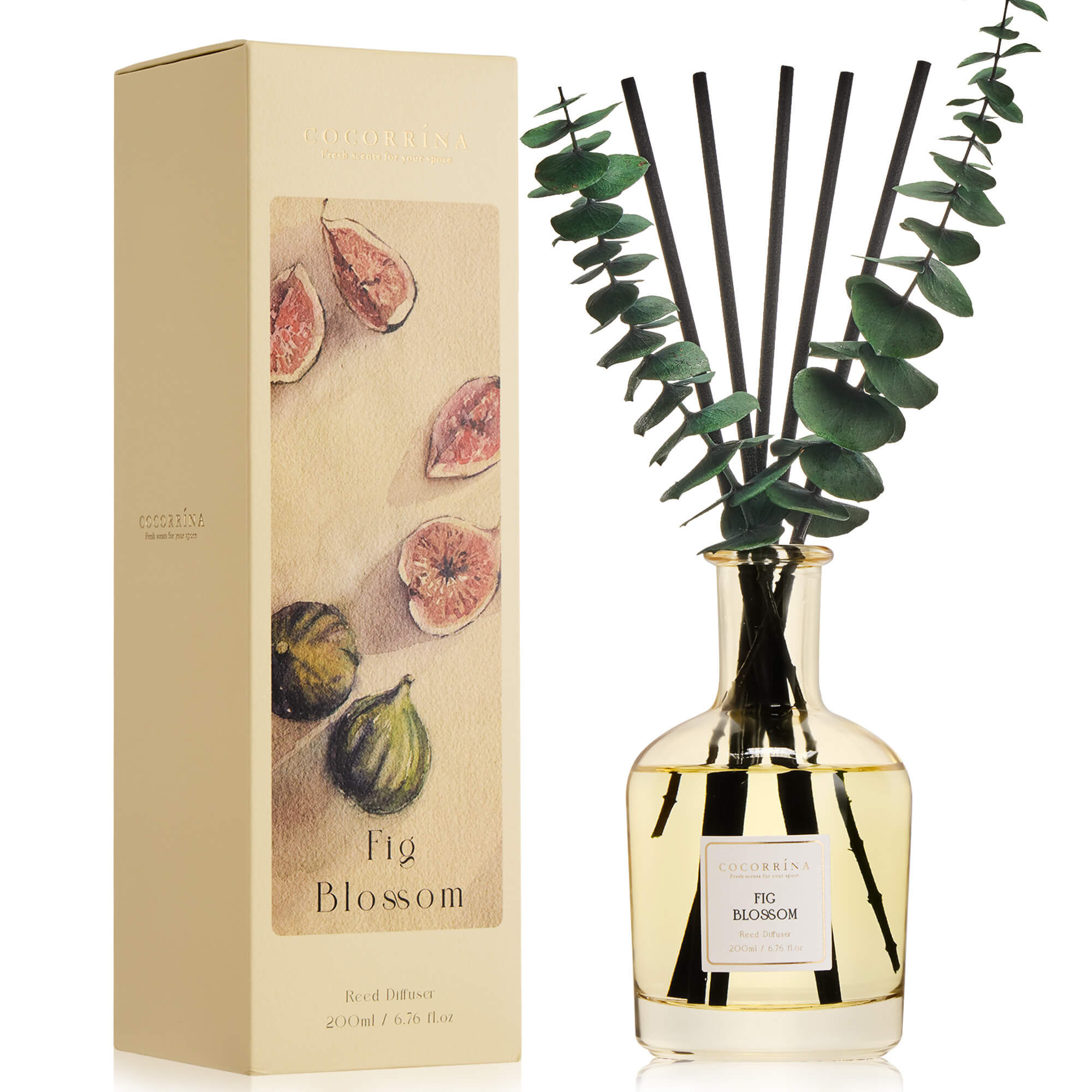 Difusor de varillas con aroma a flor de higuera COCORRÍNA