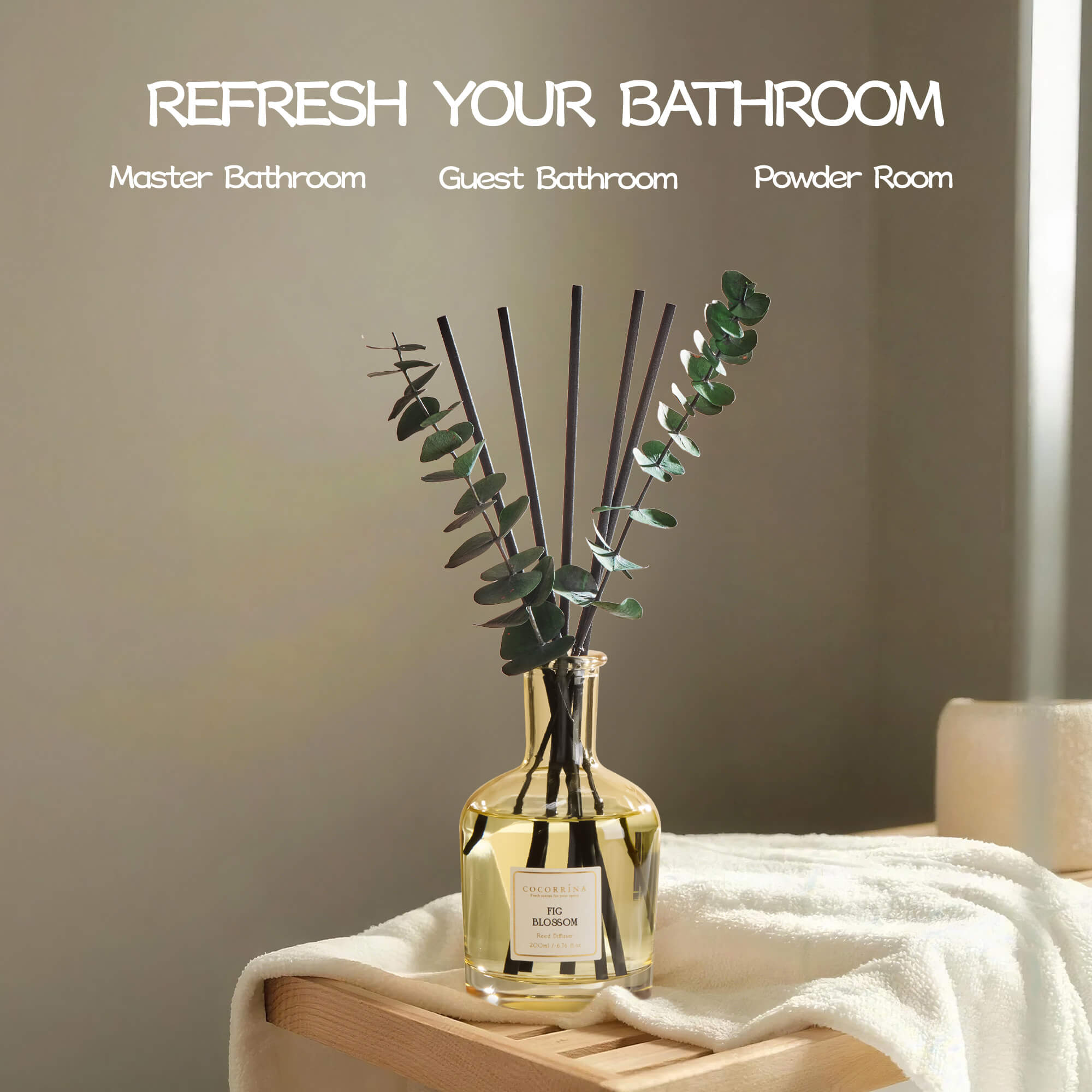 COCORRÍNA Fig Blossom Reed Diffuser
