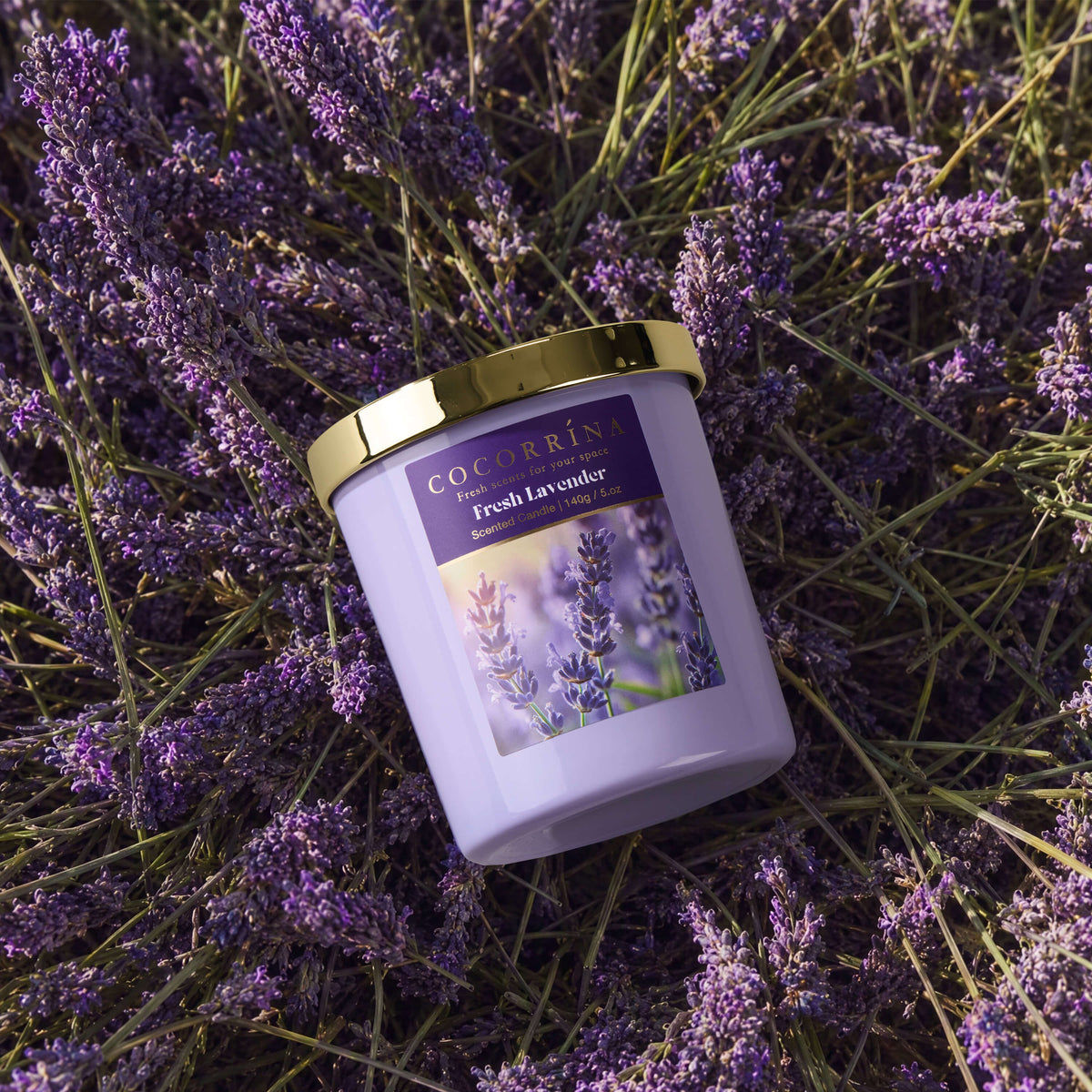 COCORRÍNA 5.oz Fresh Lavender Candle(Pre-order)