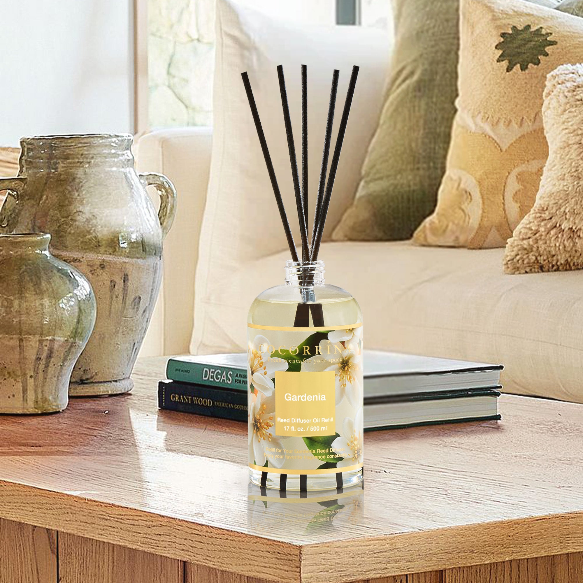 COCORRÍNA Gardenia Diffuser Refill 16.9 floz