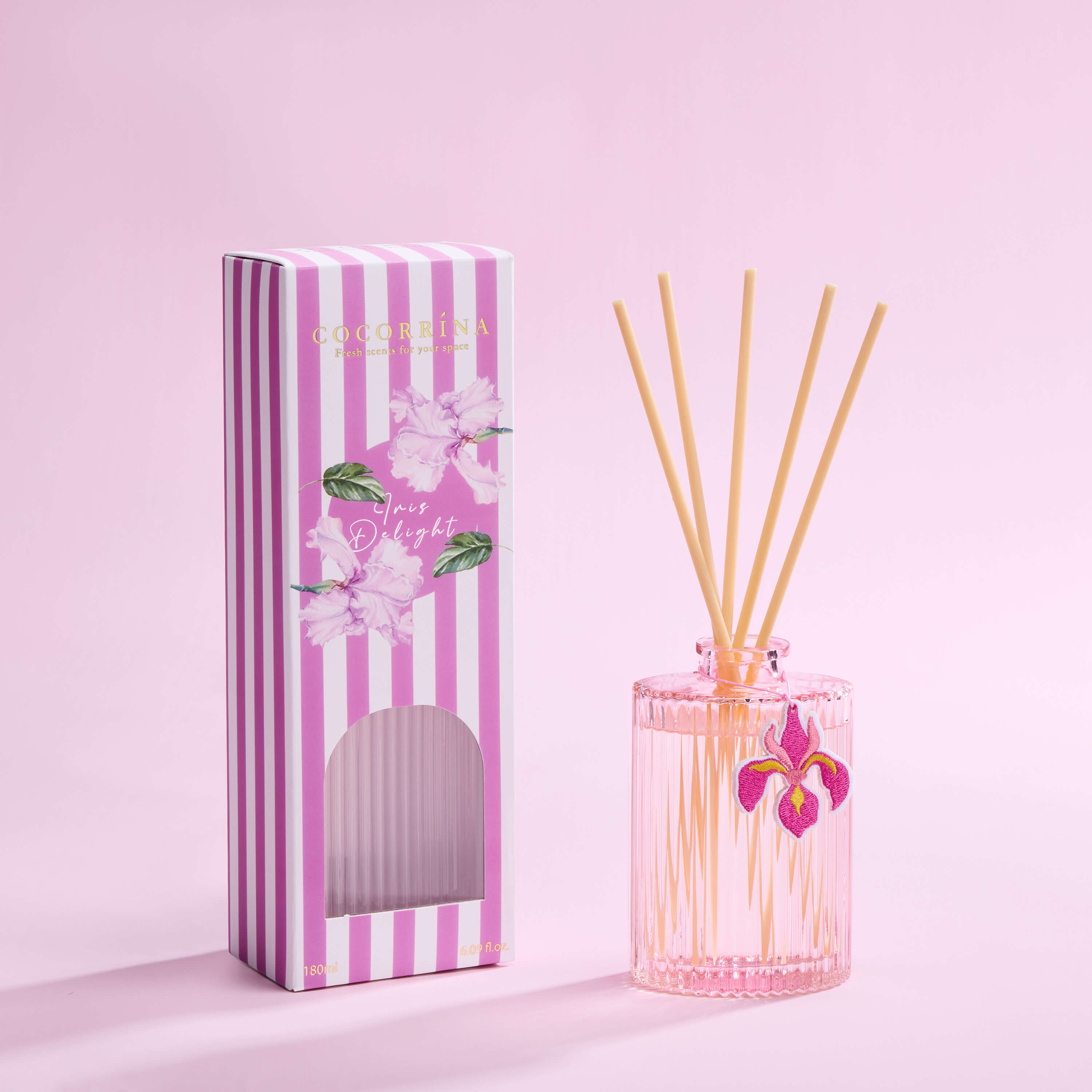 COCORRÍNA Iris Delight Reed Diffuser Set