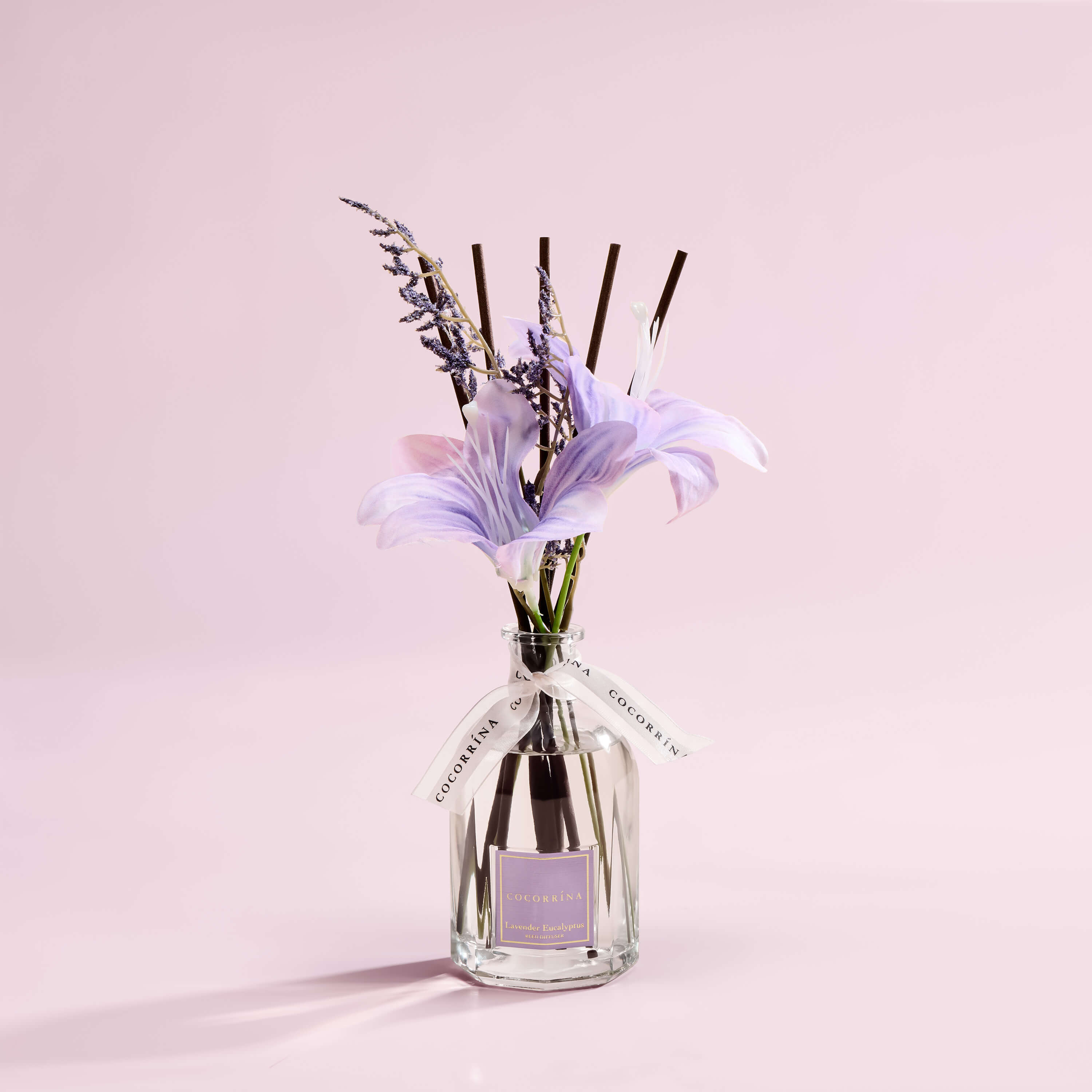 COCORRÍNA Lavender Eucalyptus Portable Gift Reed Diffuser Set