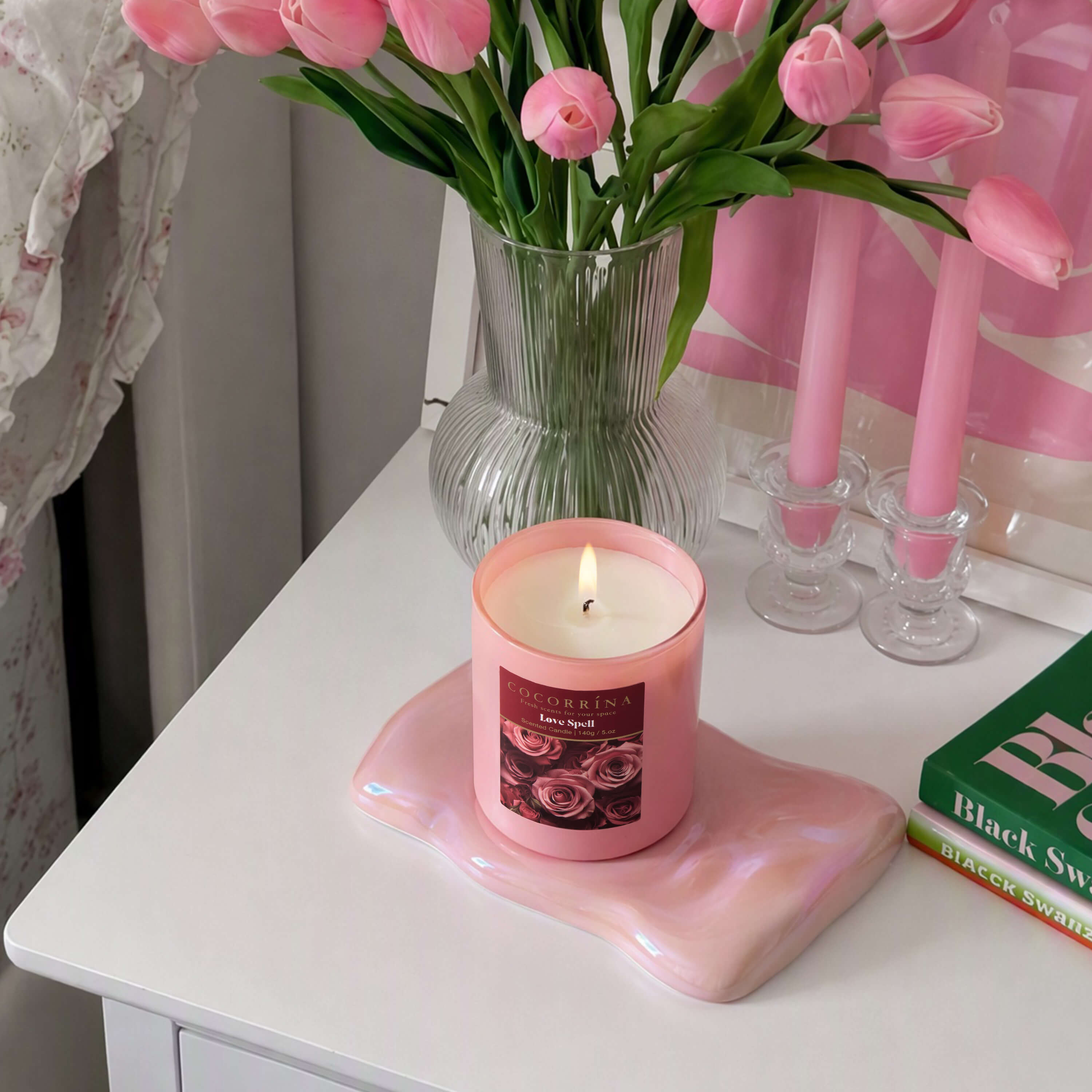COCORRÍNA 5.oz Love Spell Candle(Pre-order)