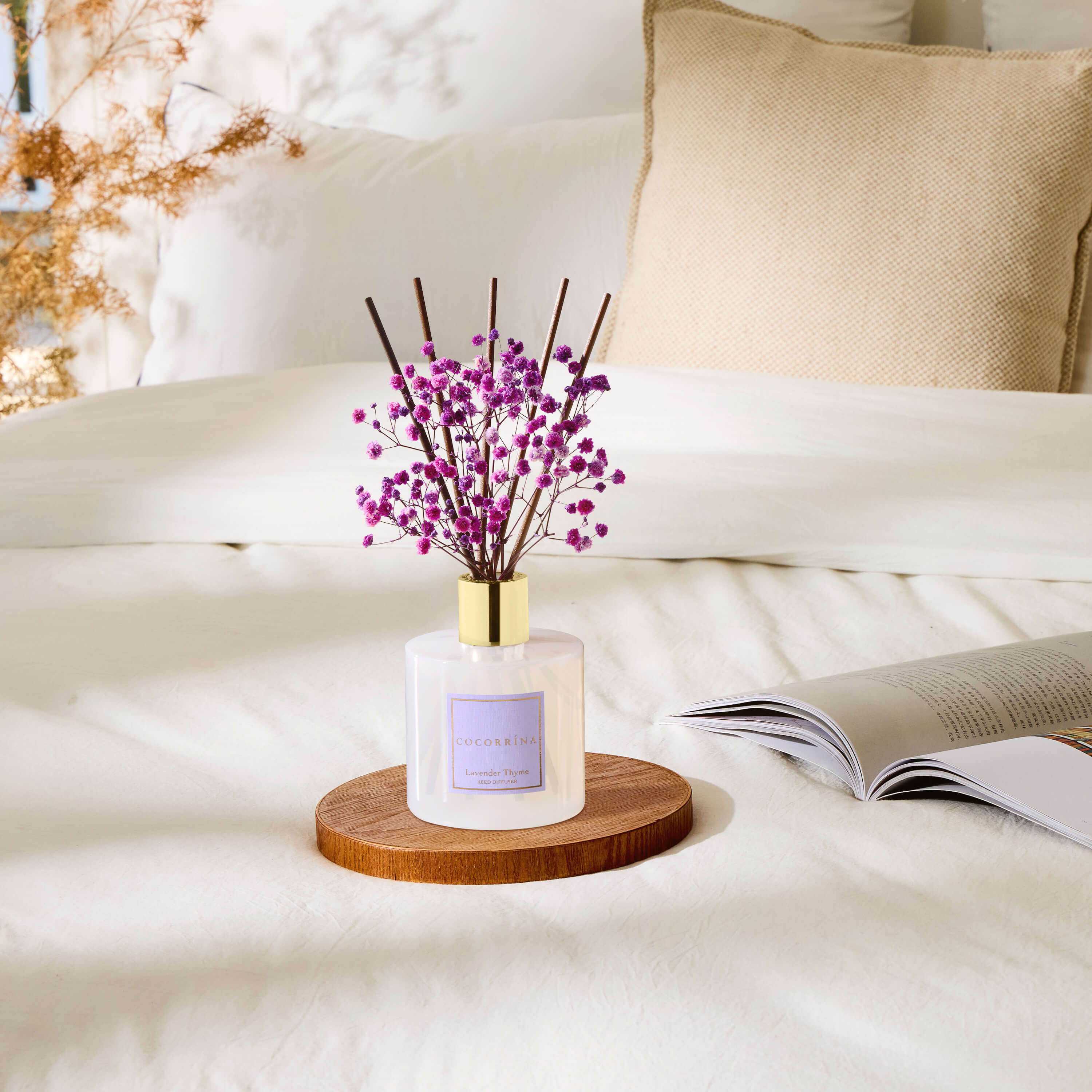 Cocorrína Lavender Thyme Reed Diffuser Set