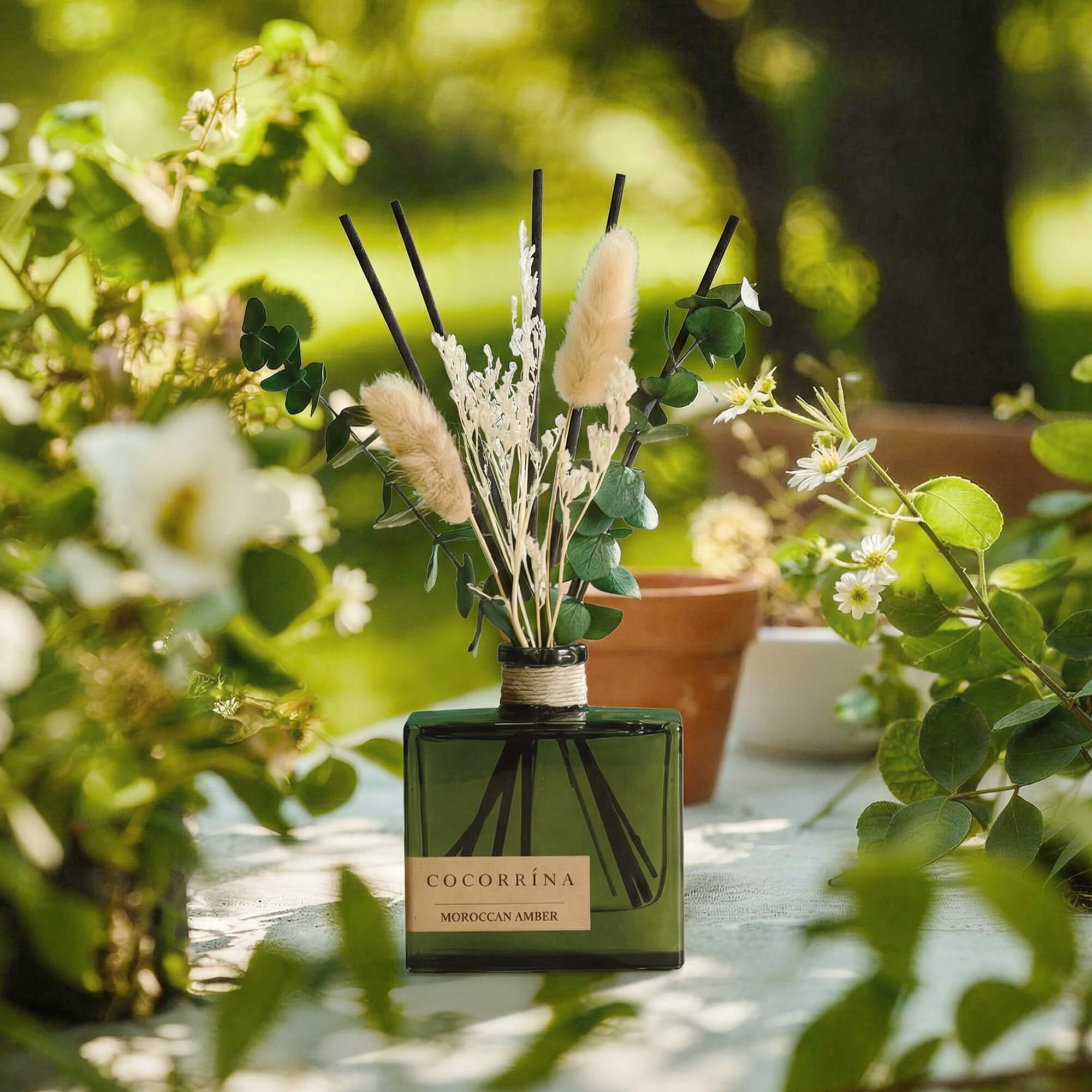 COCORRÍNA Moroccan Amber Reed Diffuser Set