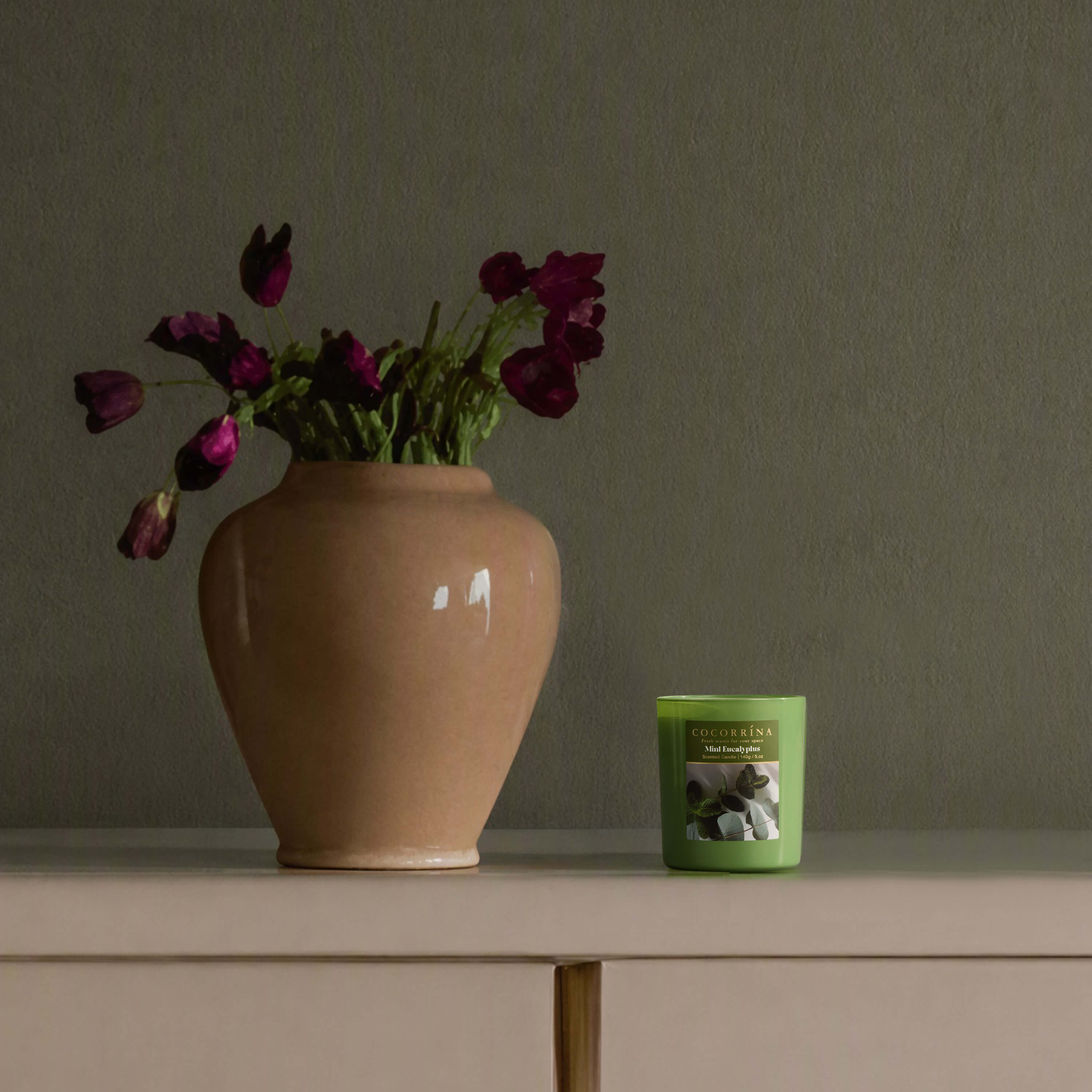 COCORRÍNA 5.oz Mint Eucalyptus Candle(Pre-order)
