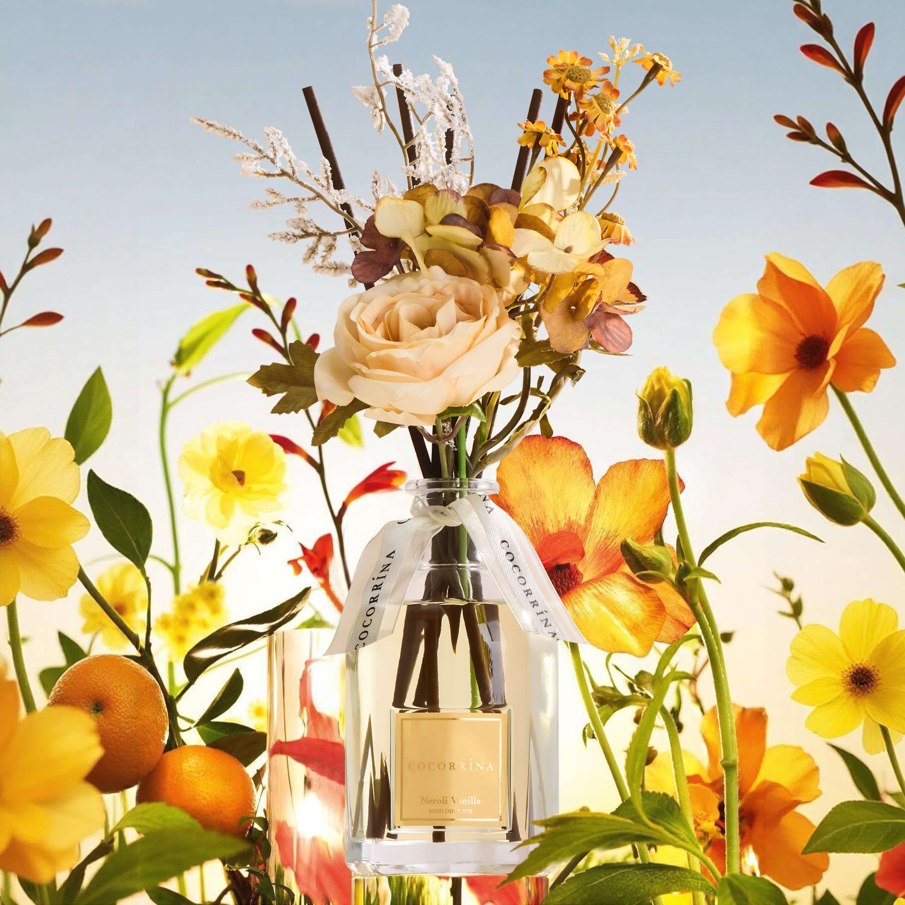 COCORRÍNA Neroli Vanilla Portable Gift Reed Diffuser Set