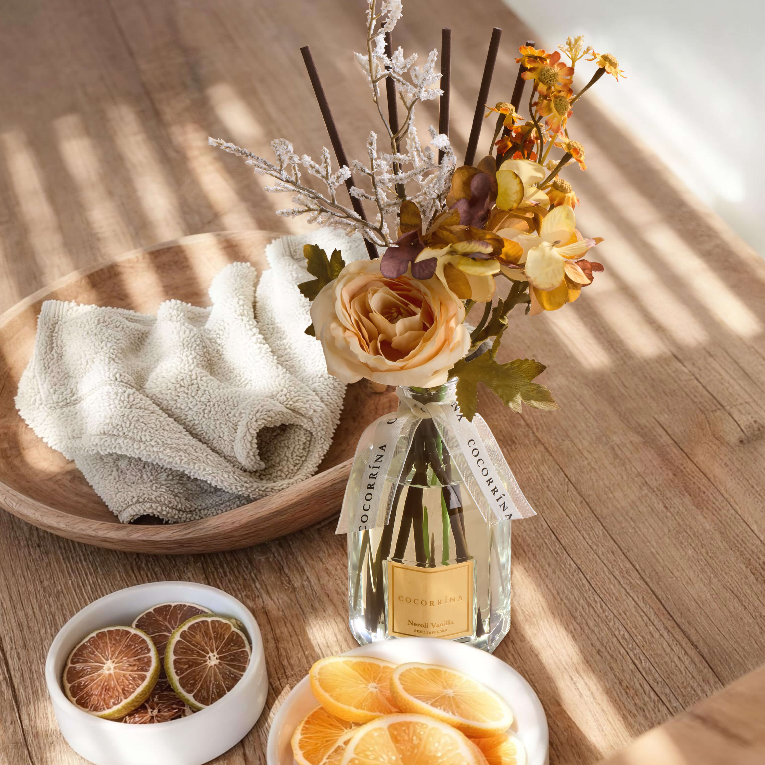 COCORRÍNA Neroli Vanilla Portable Gift Reed Diffuser Set