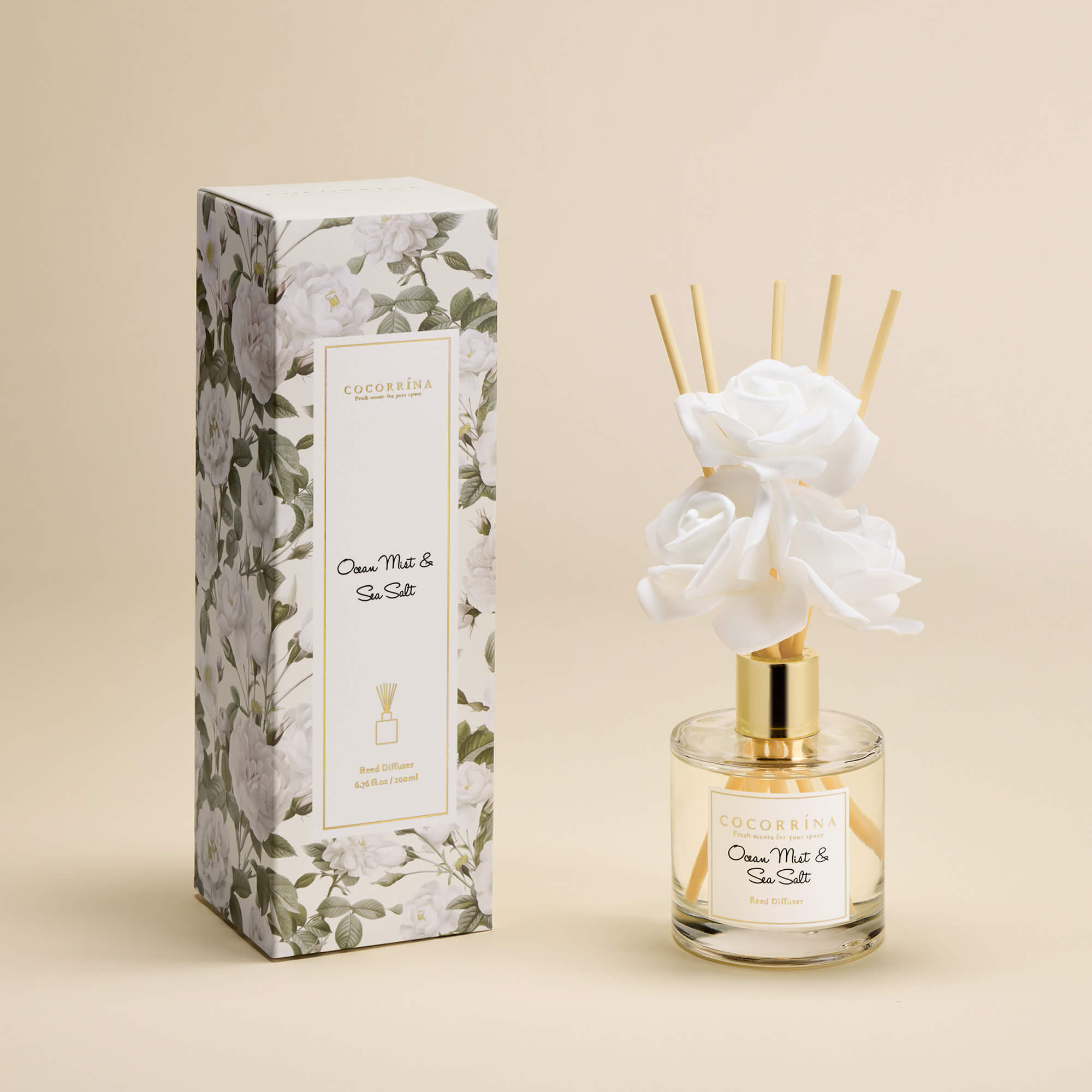 COCORRÍNA  Ocean Mist & Sea Salt Reed Diffuser Set