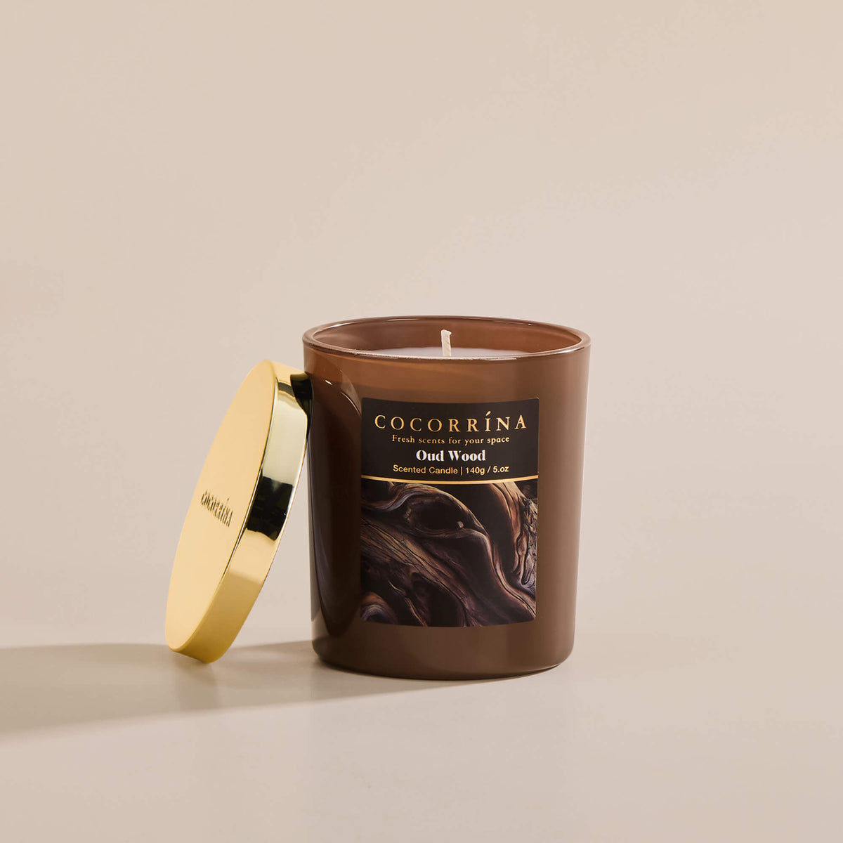 COCORRÍNA 5.oz Oud Wood Candle(Pre-order)