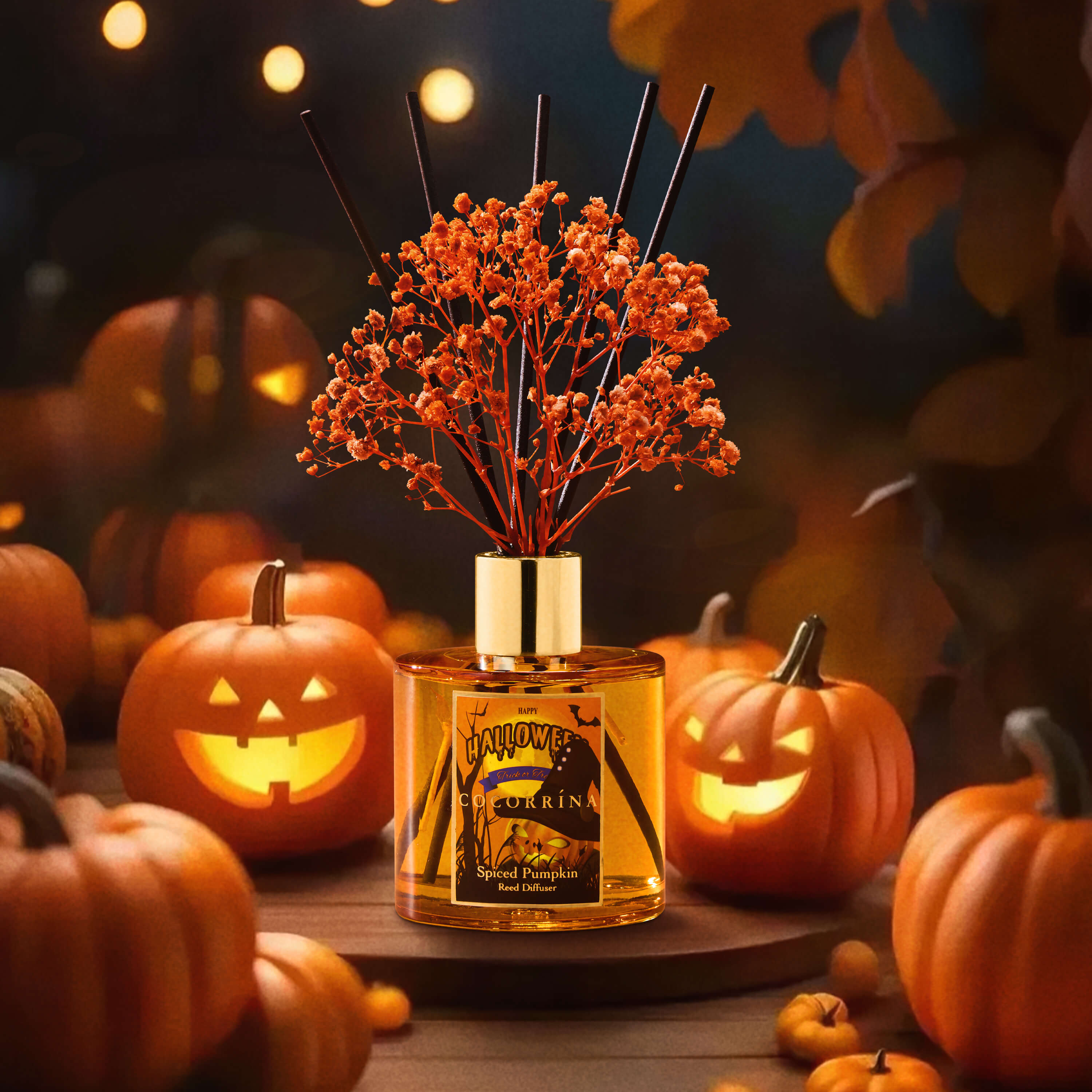 COCORRÍNA Spiced Pumpkin 6.76oz Scented Diffuser