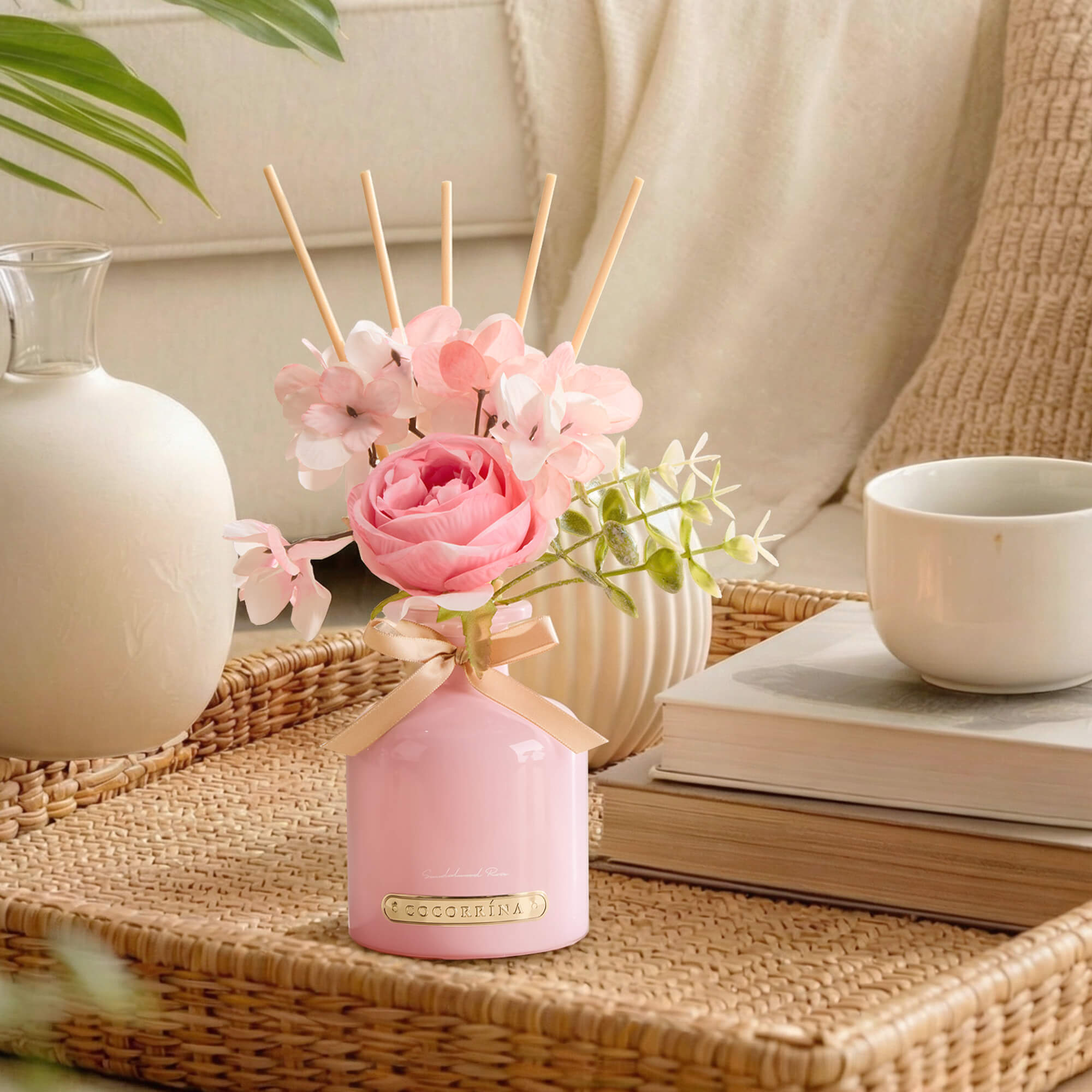 COCORRÍNA Sandalwood Rose Diffuser Set