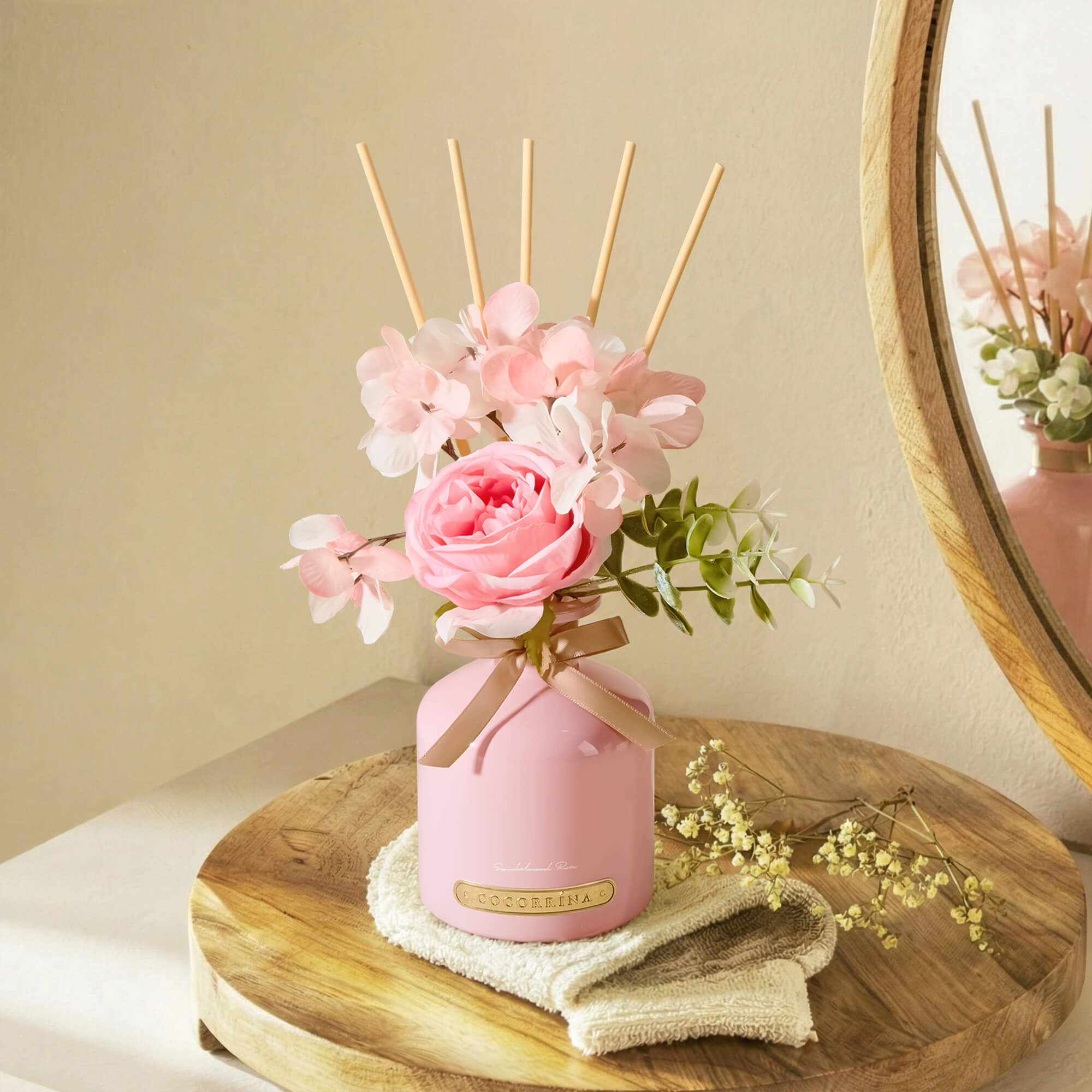 COCORRÍNA Sandalwood Rose Diffuser Set
