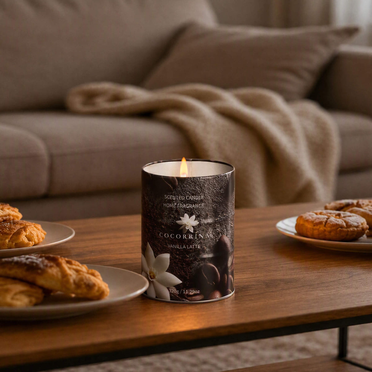 COCORRÍNA Vanilla Late Candle 11.29oz