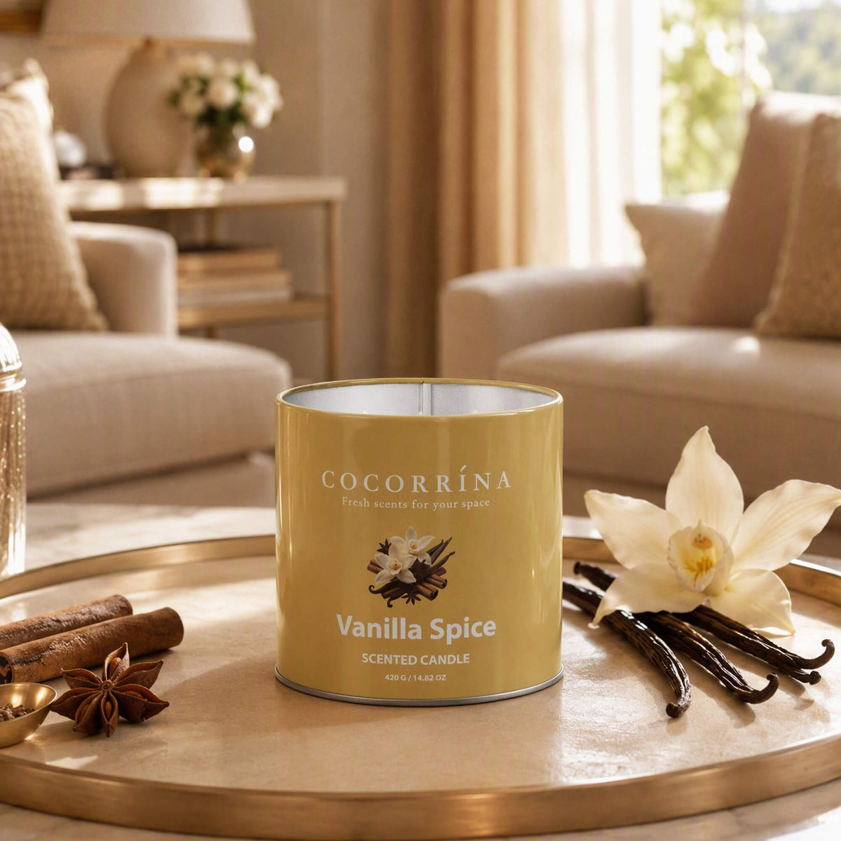 COCORRÍNA Vanilla Spice Candle 14.82oz