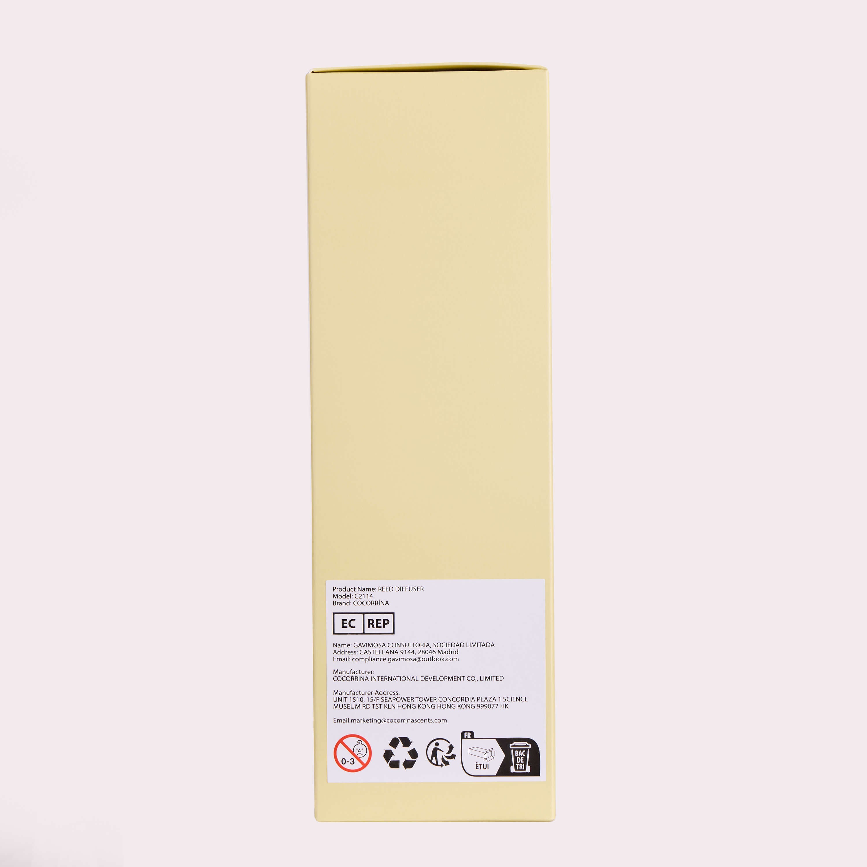 COCORRÍNA White Jasmine Reed Diffuser Set
