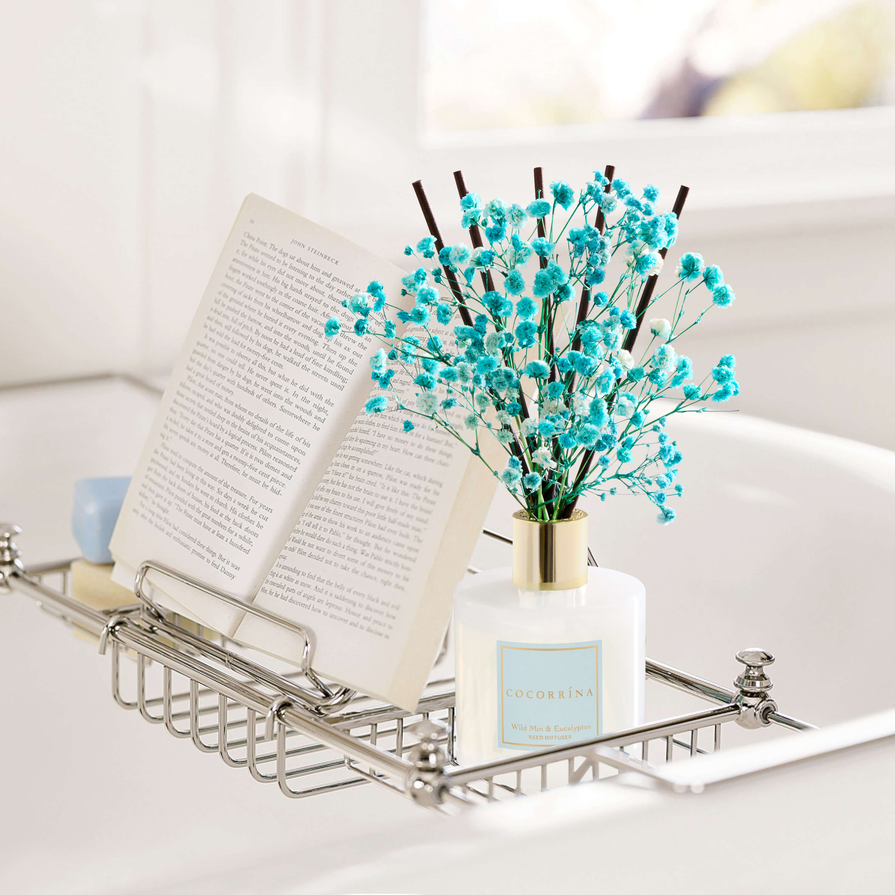 COCORRÍNA Wild Mint & Eucalyptus Reed Diffuser Set