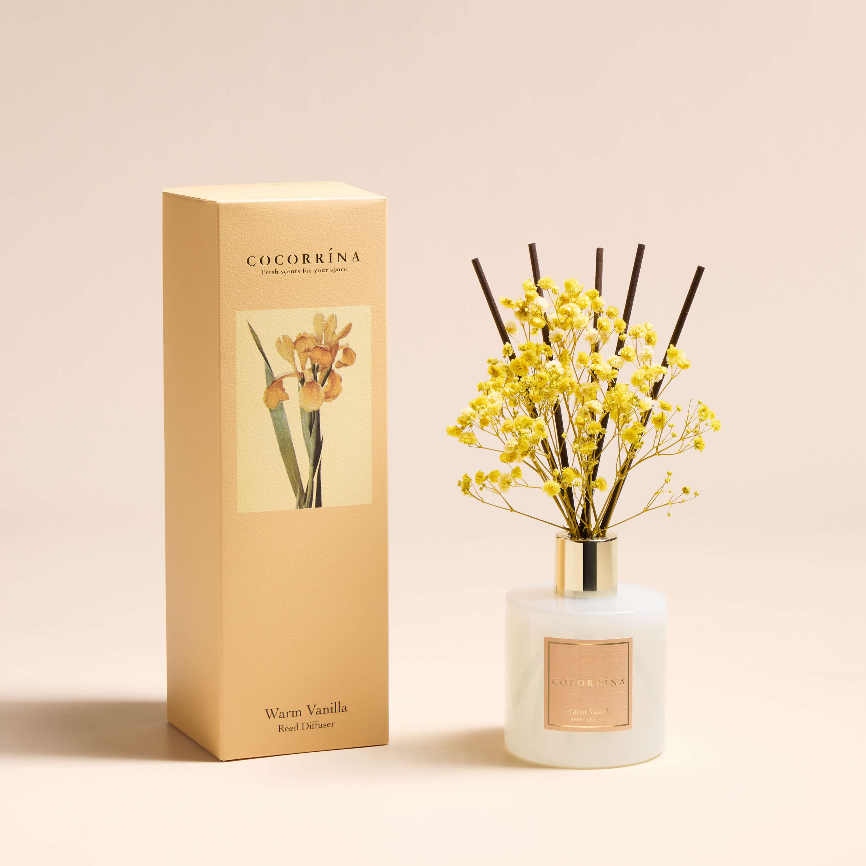 COCORRÍNA Warm Vanilla Diffuser Set
