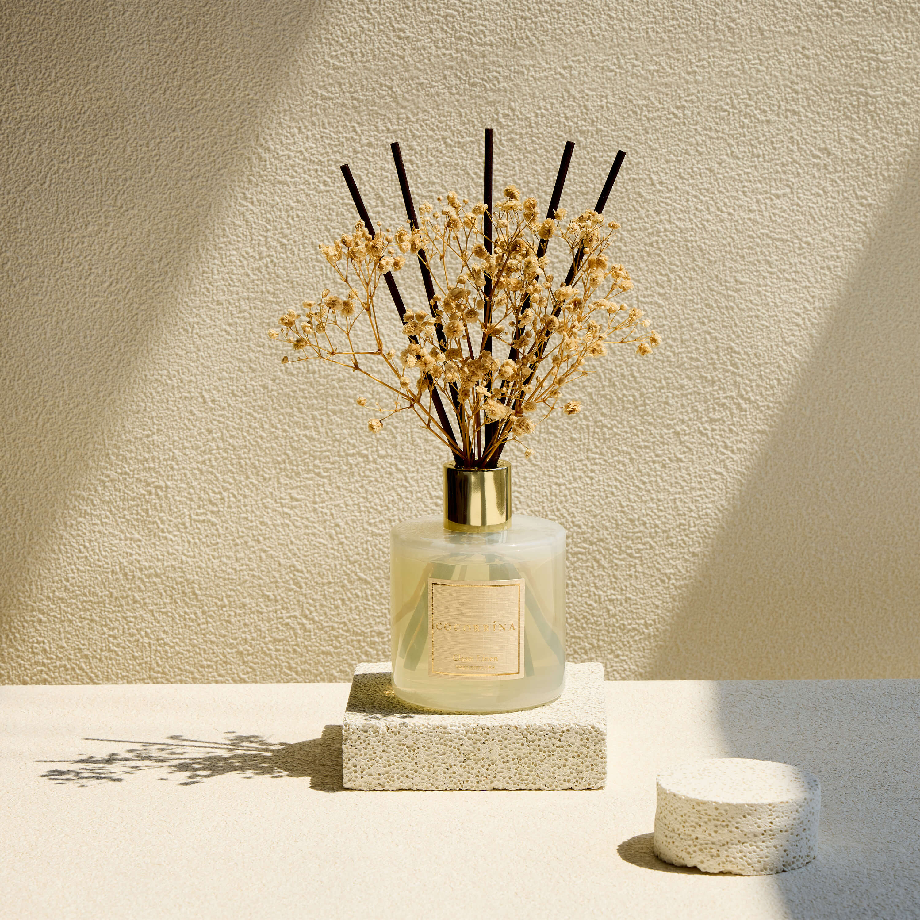 COCORRÍNA Clean Linen Reed Diffuser Set