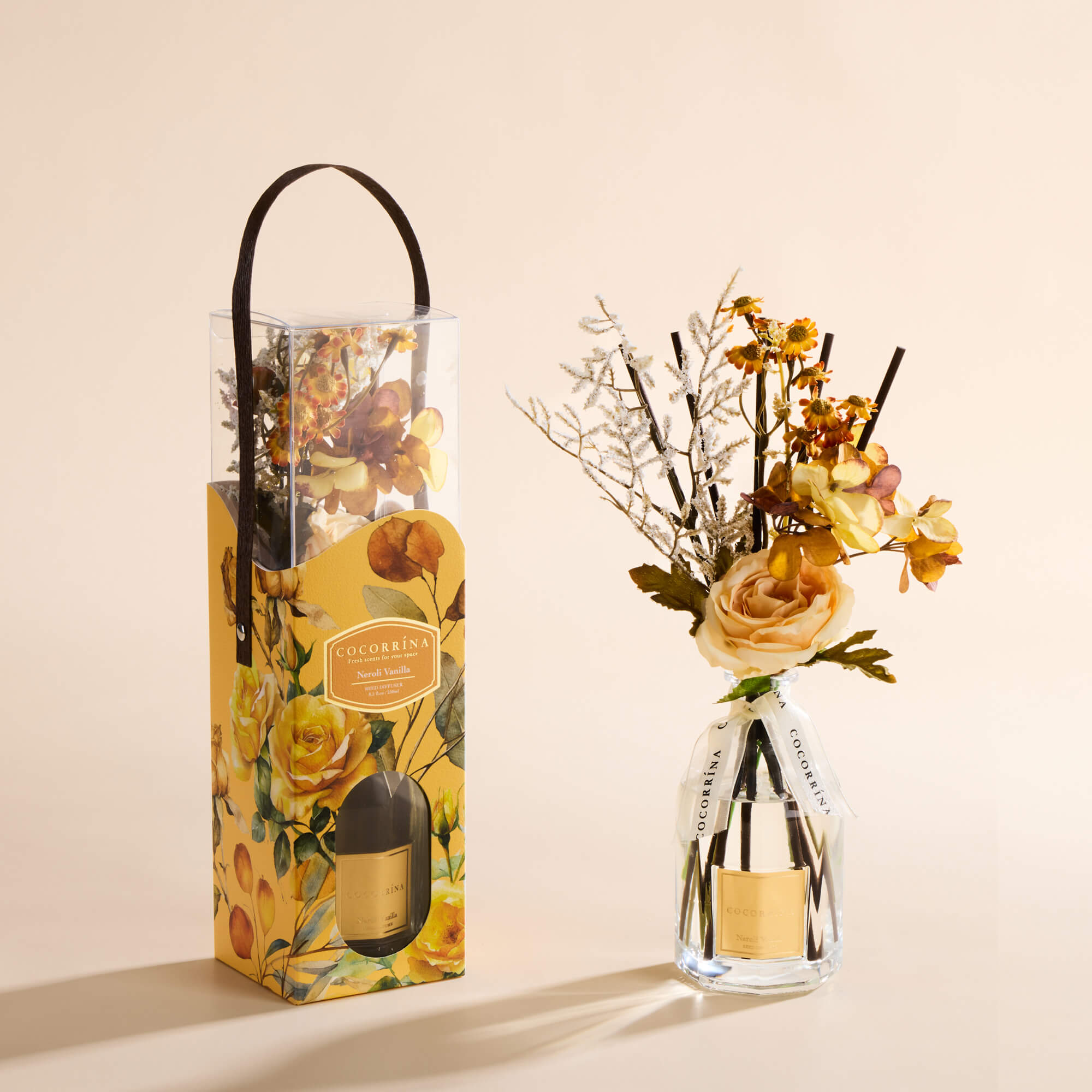 COCORRÍNA Neroli Vanilla Portable Gift Reed Diffuser Set