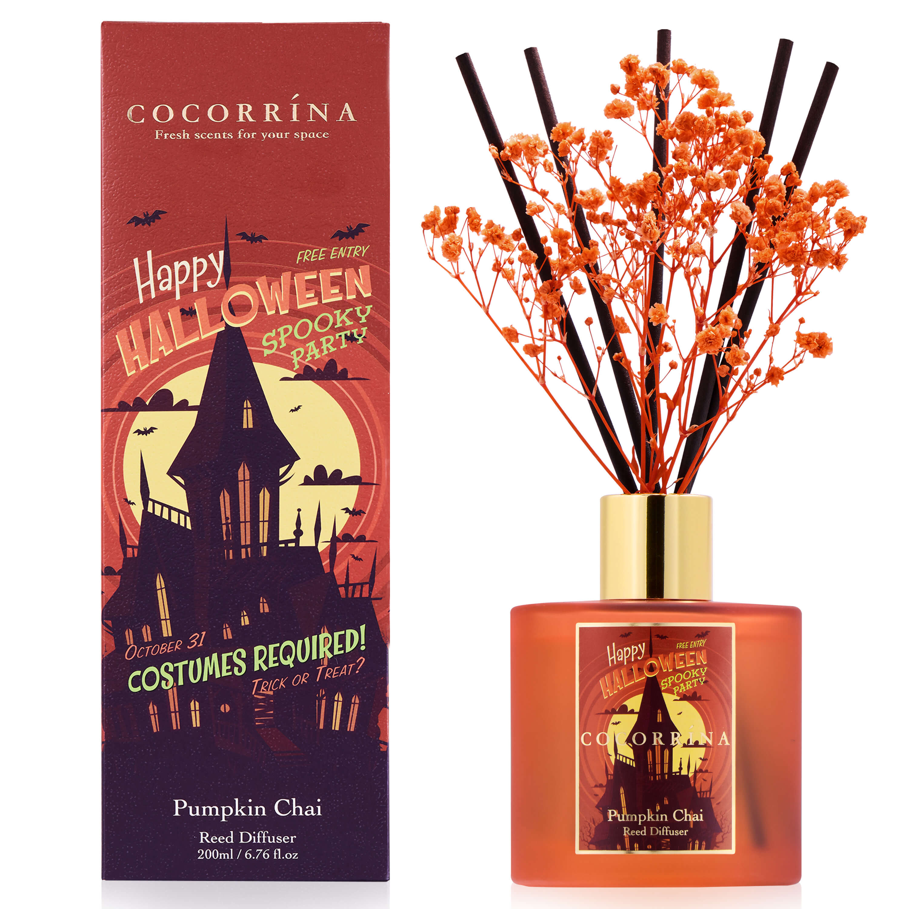 Difusor de varillas COCORRÍNA Pumpkin Chai